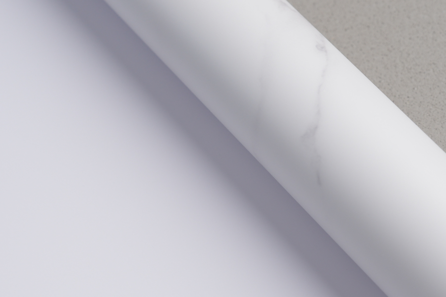 Jazz wit marmer PVC-druk decoratieve film