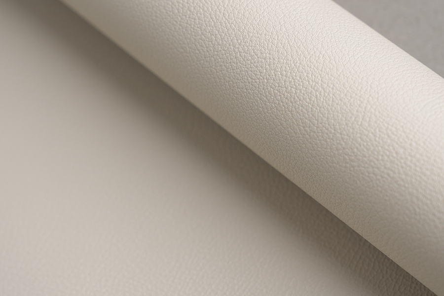 Lichte kleur kunstleer textuur PVC decoratieve film